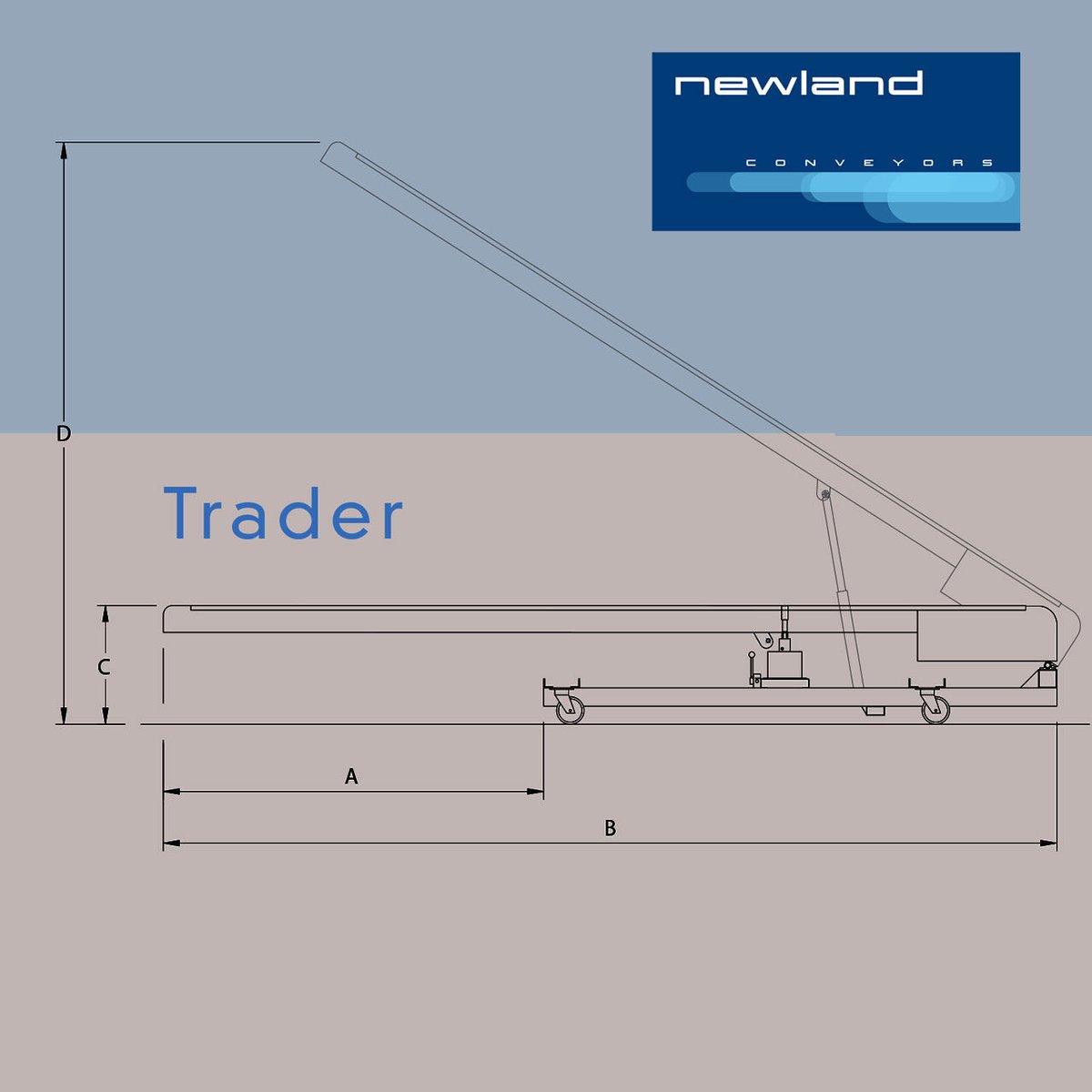 The Newland 'Trader Mobile Conveyor' - A robust, easy to move, height adjustable belt conveyor ideal for vehicle loading/unloading, stacking, or as a mobile mezzanine floor conveyor.
Download the data-sheet or get in touch for more information.

bit.ly/4giINg4