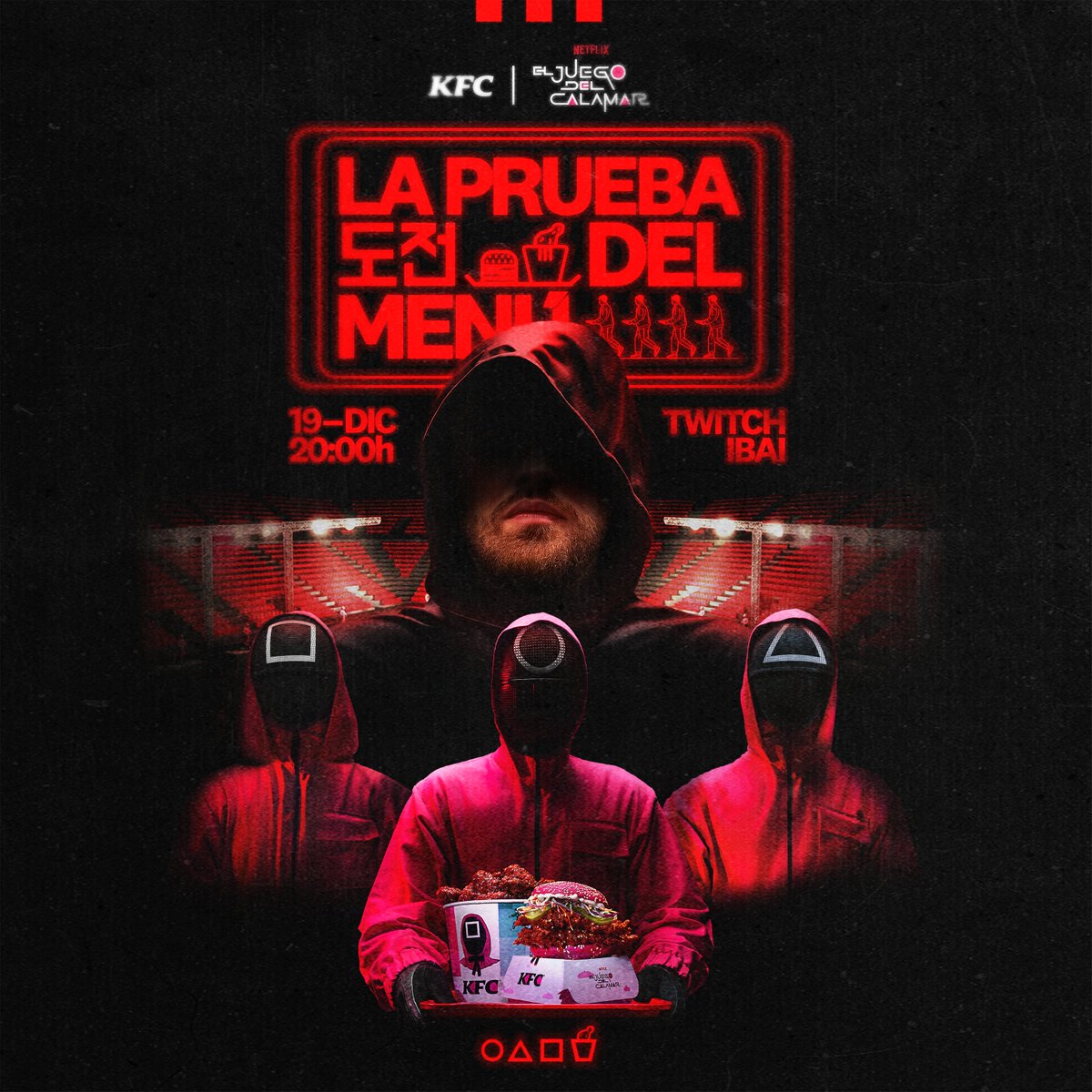 KFC_ES's tweet photo. 456 jugadores. 40 millones ₩. Un ganador.

Nos vemos este jueves 19 a las 20:00h en el twitch de @IbaiLlanos 😎 https://t.co/4QIm0eOw9N