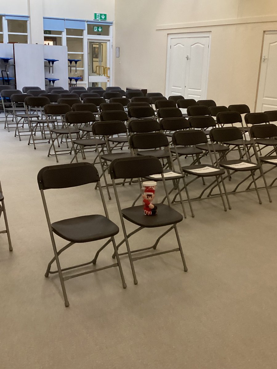 Candy Cane is waiting eagerly for our Year 1 nativity.  Let’s hope he enjoys it 🎶 👶 ⭐️