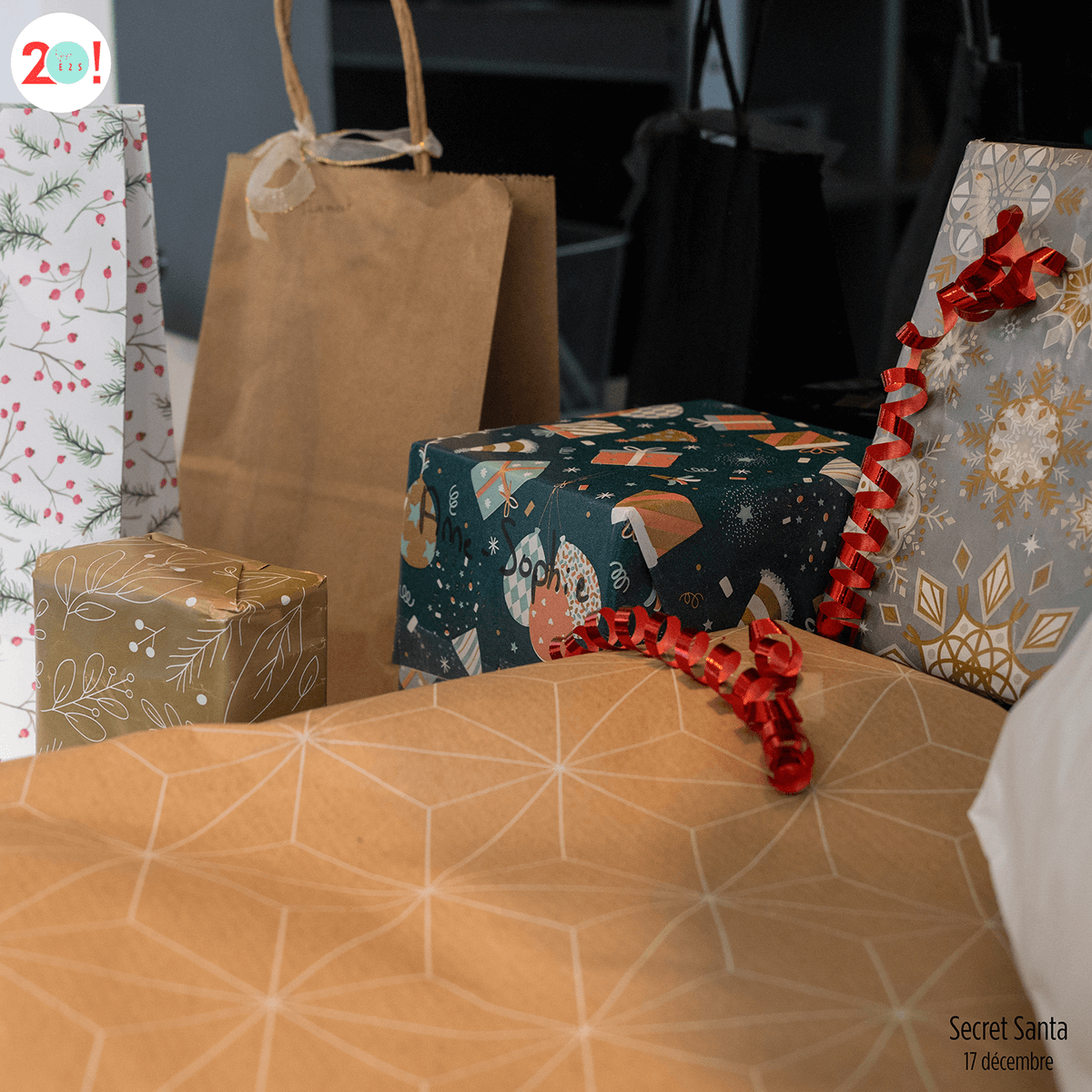 Secret Santa à E2S !

Dernière moment tous ensemble de l’année où l'esprit de Noël s'est invité à l'agence !

Chacun a joué le jeu pour offrir un petit présent à un collègue

#SecretSanta #ESS #limoges