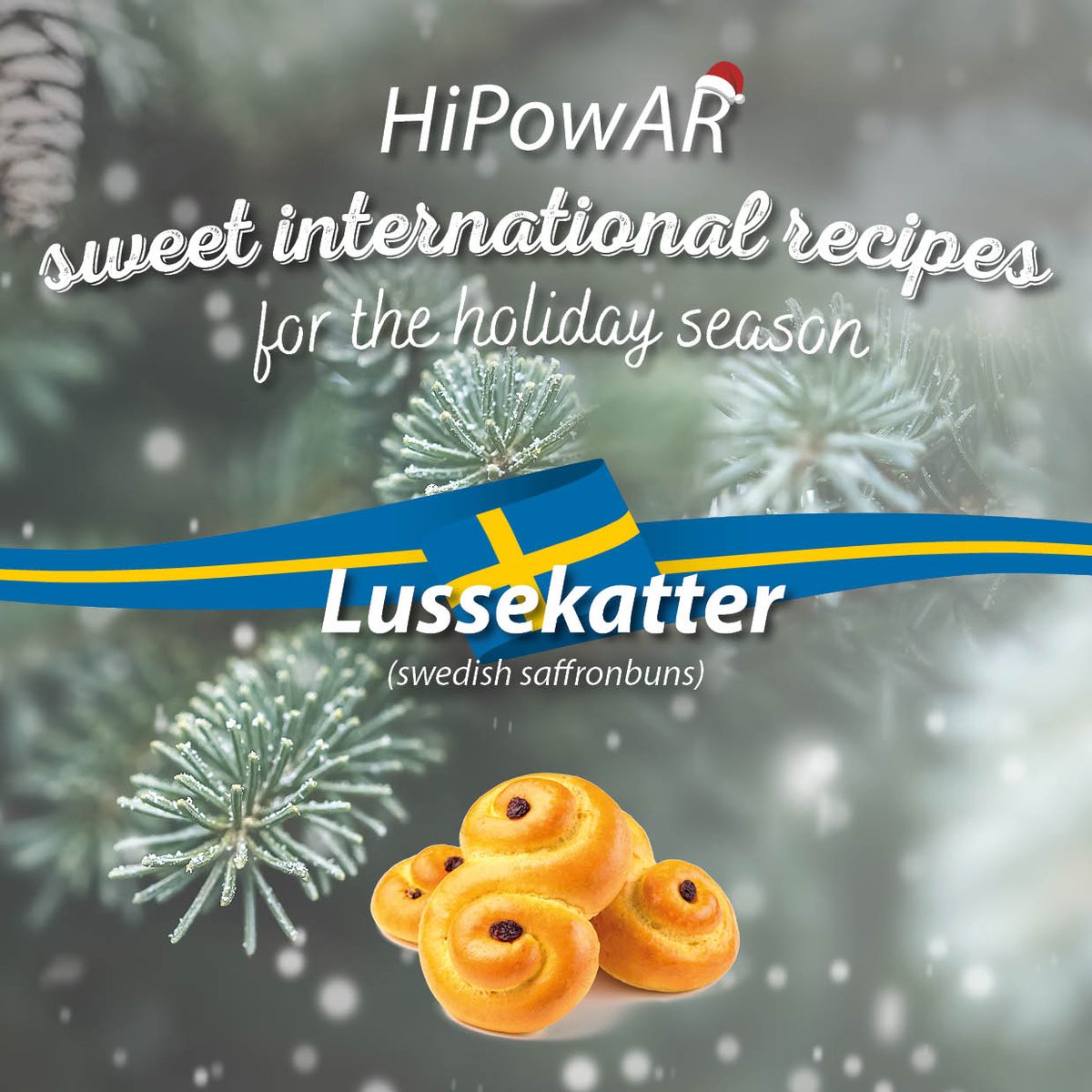 HiPowAR_EU's tweet photo. 🎄 Holiday Greetings 🌍
We’re celebrating the season with recipes from our project partners’ countries! 🇸🇪 Starting with Sweden’s golden Lussekatter – a festive saffron bun for Lucia Day. 🧡
👉 Find the full recipe here: https://t.co/wT7HK4JarM

#HolidaySeason #Lussekatter https://t.co/XkgUjnfRdI