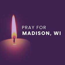 JamelleSanders's tweet photo. "My thoughts and prayers are with the people of Madison, WI today as they navigate this horrible tragedy. May God be both their strength and their peace in the days ahead." Jamelle Sanders #madisonwi #PrayForMadison #PrayForMadisonWI https://t.co/FtSoJBM9r5