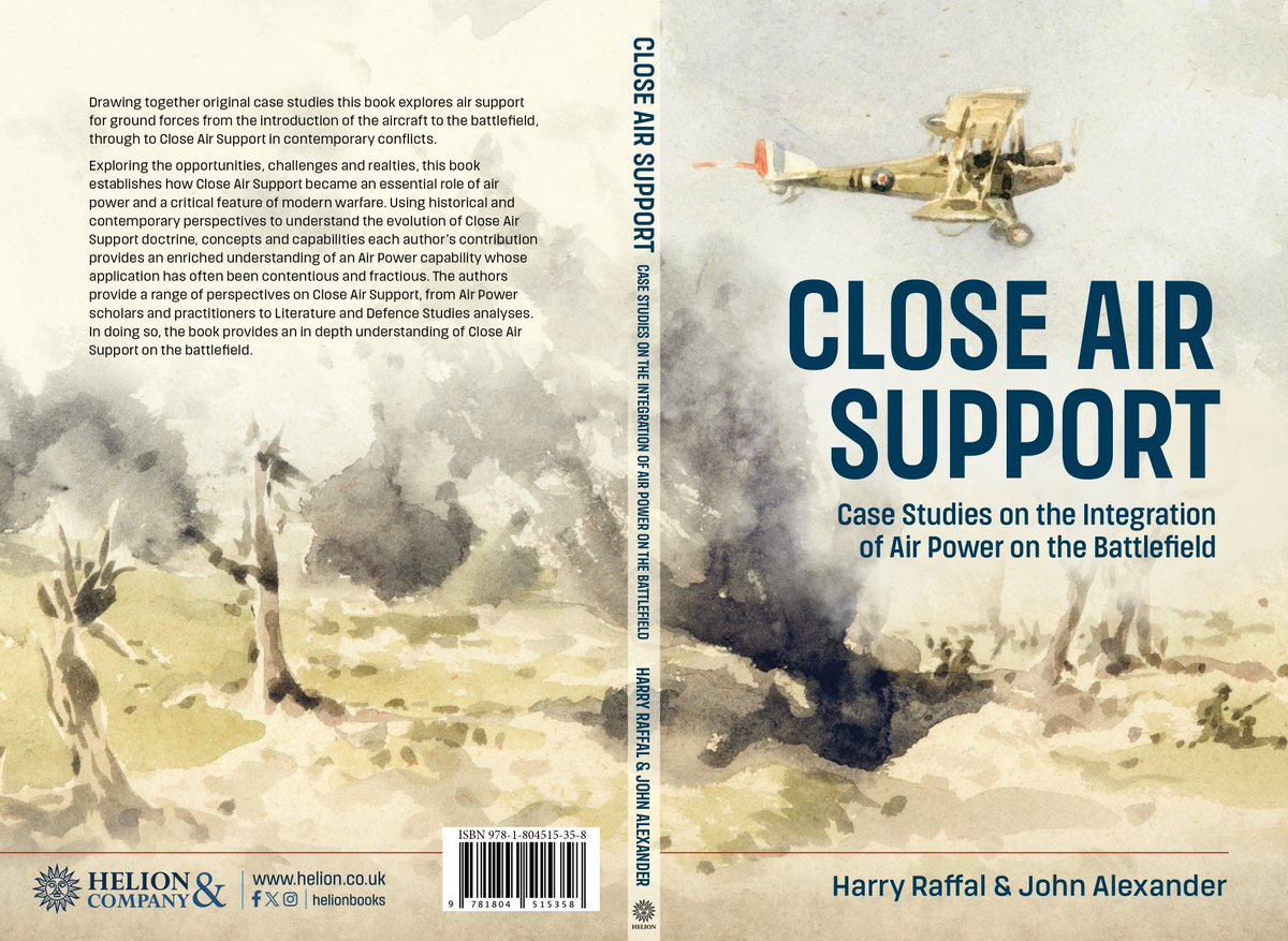 John Alexander (@ac_shaw) on Twitter photo Close Air Support case studies anthology edited with <a href="/RAFMhistorian/">Harry Raffal</a> of @Mars_Clio and <a href="/RAFMUSEUM/">RAF Museum</a> 2023 CAS conference now available from <a href="/helionbooks/">Helion & Company Ltd</a> with chapters by <a href="/ushgarak1977/">Michael Terry</a> @CliveRi78382251, <a href="/SamuelOyewole11/">Samuel Oyewole</a>, et al. helion.co.uk/military-histo… Close Air Support case studies anthology edited with <a href="/RAFMhistorian/">Harry Raffal</a> of @Mars_Clio and <a href="/RAFMUSEUM/">RAF Museum</a> 2023 CAS conference now available from <a href="/helionbooks/">Helion & Company Ltd</a> with chapters by <a href="/ushgarak1977/">Michael Terry</a> @CliveRi78382251, <a href="/SamuelOyewole11/">Samuel Oyewole</a>, et al. helion.co.uk/military-histo…