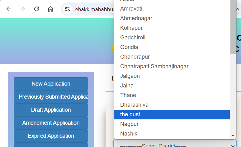 This is on the official government website.