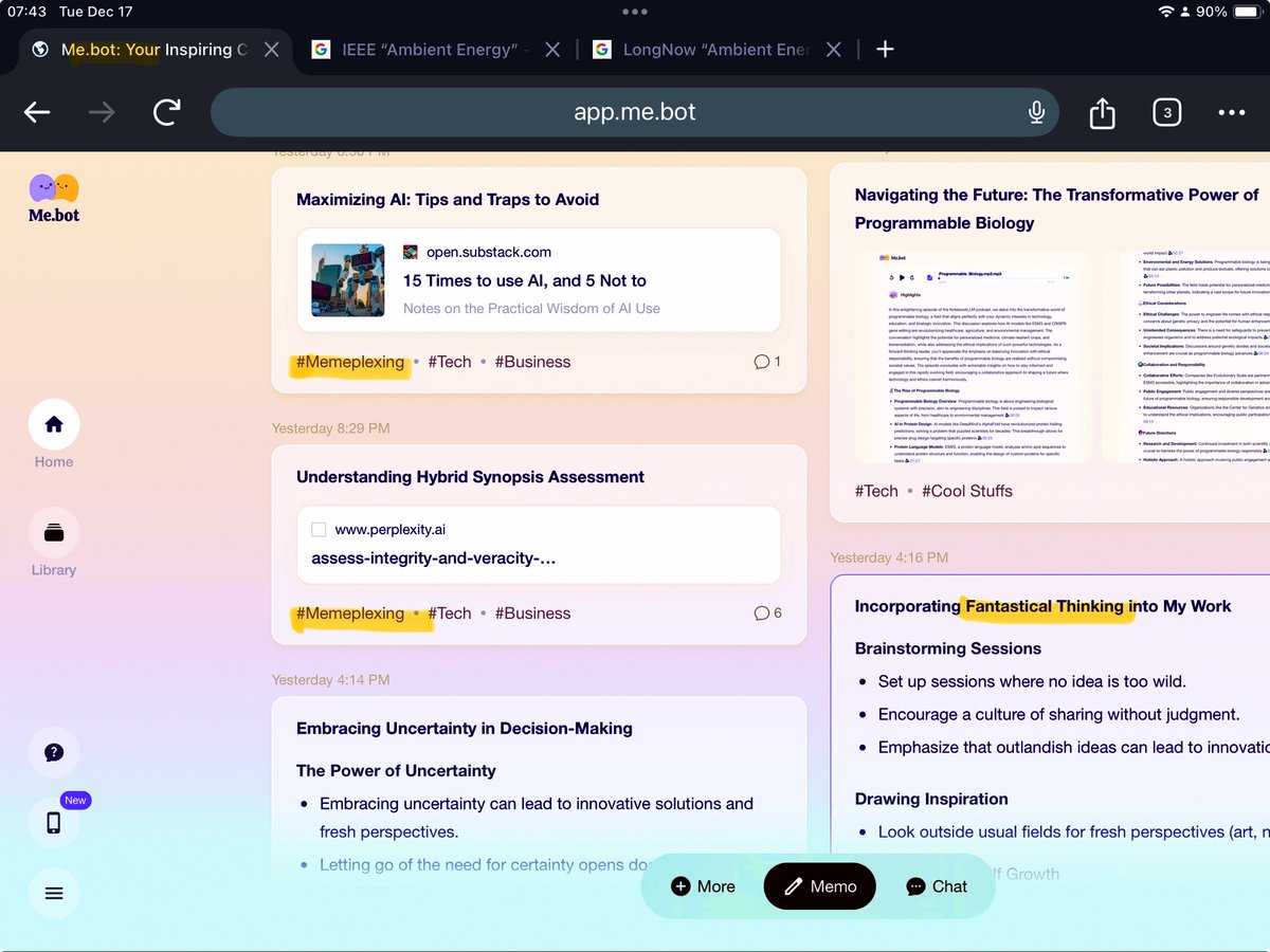 BurkhartRj's tweet photo. @innov8tor3 @danieldurrant @Dave_Wolf @JSpicerVet9 @thortspace Recycling via #MEbot-PKF (Personal Knowledge Framework) …

UNODIR focus upon augmented agent #InterOPerability-HELP: 

17Dec2024am via #SubStack venue …
Bob-RJ shared a #MEMEpleXing  memory:
https://t.co/UMFdu2yuyS. https://t.co/lb5Zi72wqT