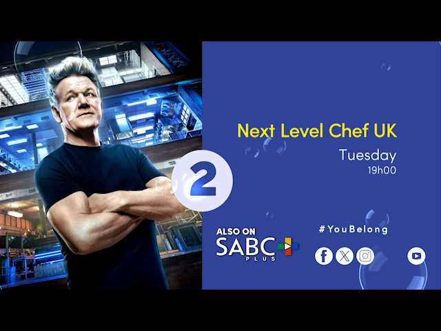 SABC_2's tweet photo. #NextLevelChefUK ๐ฝ๏ธ | Tune in to Next Level Chef UK for a recipe of competition, creativity, and mouth-watering dishes!
Tune in Now at 19:00 on #SABC2
Stream on https://t.co/FrMSSgm8aH #RetshwereVibe https://t.co/YMvj3u7z1i
