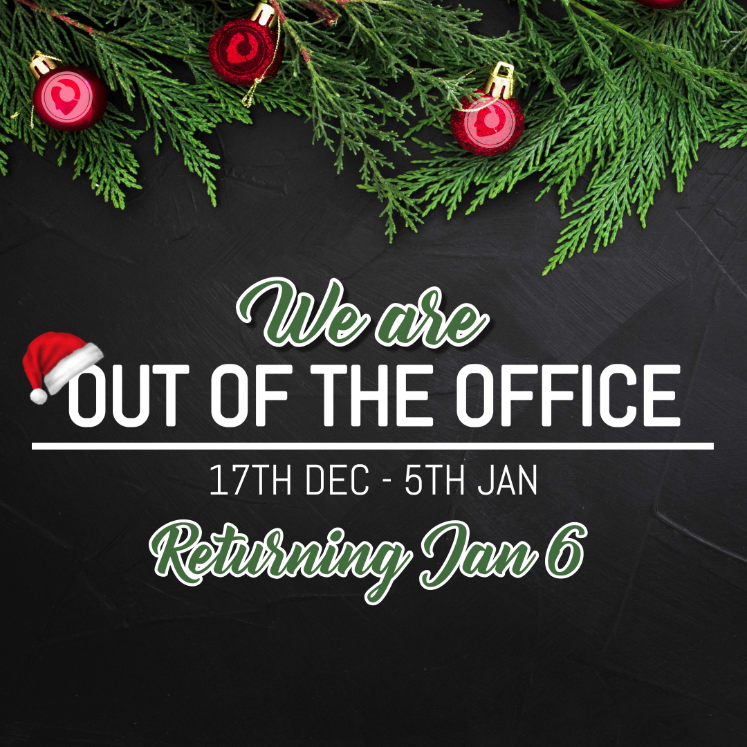 HO HO HO! We are O.O.O! We are out of the office and will return Monday 1-6-25!