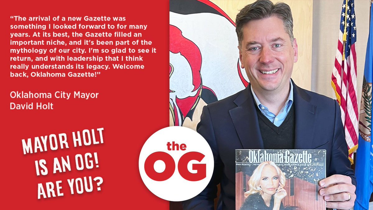 okgazette's tweet photo. ๐ Look whoโs giving us a shoutout โ none other than our very own mayor! ๐ Heโs just as thrilled as we are about the return of the Gazette. Check it out! ๐ฐโจ #TheOGIsBack
๐ฌ "๐๐๐ ๐๐ง๐ง๐๐ซ๐๐ก ๐ค๐ ๐ ๐ฃ๐๐ฌ ๐๐๐ฏ๐๐ฉ๐ฉ๐ ๐ฌ๐๐จ ๐จ๐ค๐ข๐๐ฉ๐๐๐ฃ๐ ๐ ๐ก๐ค๐ค๐ ๐๐ ๐๐ค๐ง๐ฌ๐๐ง๐ ๐ฉ๐ค ๐๐ค๐ง ๐ข๐๐ฃ๐ฎ ๐ฎ๐๐๐ง๐จ. ๐ผ๐ฉ ๐๐ฉ๐จ ๐๐๐จ๐ฉ, ๐ฉ๐๐ ๐๐๐ฏ๐๐ฉ๐ฉ๐ ๐๐๐ก๐ก๐๐ ๐๐ฃ ๐๐ข๐ฅ๐ค๐ง๐ฉ๐๐ฃ๐ฉ ๐ฃ๐๐๐๐, ๐๐ฃ๐ ๐๐ฉ'๐จ ๐๐๐๐ฃ ๐ฅ๐๐ง๐ฉ ๐ค๐ ๐ฉ๐๐ ๐ข๐ฎ๐ฉ๐๐ค๐ก๐ค๐๐ฎ ๐ค๐ ๐ค๐ช๐ง ๐๐๐ฉ๐ฎ. ๐'๐ข ๐จ๐ค ๐๐ก๐๐ ๐ฉ๐ค ๐จ๐๐ ๐๐ฉ ๐ง๐๐ฉ๐ช๐ง๐ฃ, ๐๐ฃ๐ ๐ฌ๐๐ฉ๐ ๐ก๐๐๐๐๐ง๐จ๐๐๐ฅ ๐ฉ๐๐๐ฉ ๐ ๐ฉ๐๐๐ฃ๐ ๐ง๐๐๐ก๐ก๐ฎ ๐ช๐ฃ๐๐๐ง๐จ๐ฉ๐๐ฃ๐๐จ ๐๐ฉ๐จ ๐ก๐๐๐๐๐ฎ. ๐๐๐ก๐๐ค๐ข๐ ๐๐๐๐ , ๐๐ ๐ก๐๐๐ค๐ข๐ ๐๐๐ฏ๐๐ฉ๐ฉ๐! "
โ Mayor David Holt ๐ @davidfholt