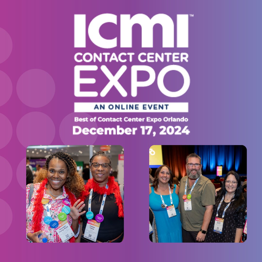 Join Us Today for Best of ICMI's Contact Center Expo Orlando's Online Event at 11am ET. Register today! #ccexpo #ICMI #CX #onlineevent #customerservice