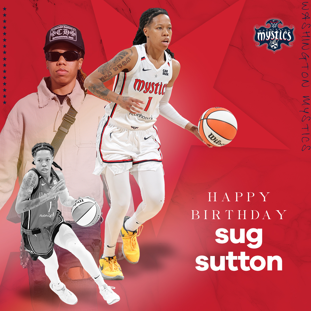 WashMystics's tweet photo. Happy Birthdayyyyyy @sugsutton ❤️ https://t.co/Bc0ILtC4Ml