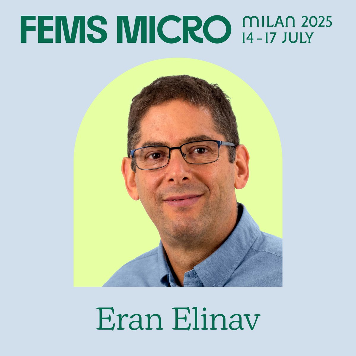 Unraveling the secrets of microbes with Prof. Eran Elinav (<a href="/EranElinav/">Eran Elinav</a>)🧬Join us at FEMS MICRO from 14-17 July 2025, in Milan Italy, to hear about his latest discoveries and how they could shape the future of healthcare. Meet our expert speakers: femsmicro.org/keynote-speake…