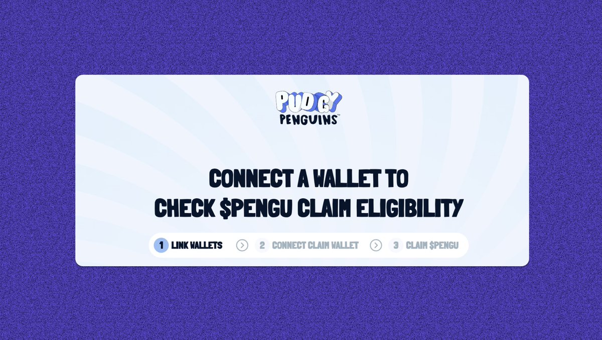 its_airdrop's tweet photo. Check your Pudgy Penguin airdrop allocation 🪂

The site is a bit buggy at the moment

Deadline: 88 days from now

Claim link:
https://t.co/H0gAiA2CSr

- Connect your ethereum and phantom wallets to check
- Even Ethereum OG users are eligible

Let me know in the comments if you are eligible