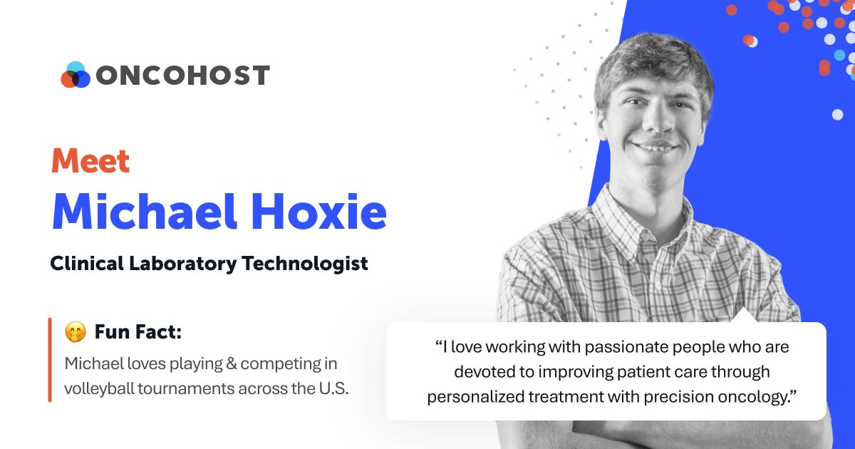 Meet Michael Hoxie, our Clinical Lab Technologist! ⚡

Michael is a skilled professional ensuring precision in pathology services. Off-duty, he’s spiking volleyballs, hiking, &amp; chasing squirrels with Finley, his lab/terrier mix. 🏐🐾

#EmployeeSpotlight #MeetTheTeam