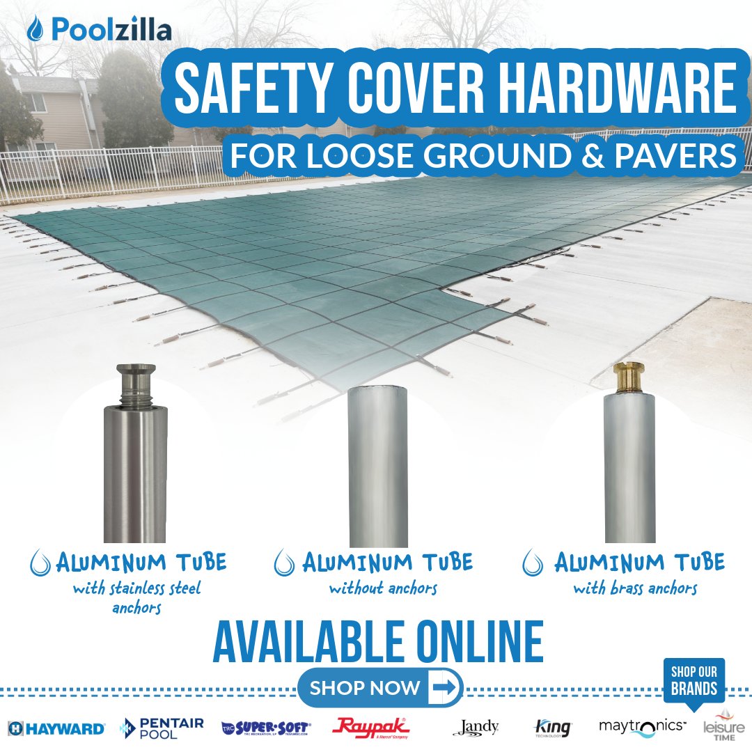 poolzilla_us's tweet image. ✨ HARDWARE EXCLUSIVES 🏊‍♂️✨

💧 For In-Ground Pools!
💧 Brass, Stainless Steel, or Without Anchors!
💧 Universal Fit!
💧 Easy Installation

Link In Bio ✅ | Shop Now --&amp;gt; poolzilla.com/Tubes

#poolzilla #poolcover #poolclosing #pool #swimmingpool #poolsupplies #poolstore