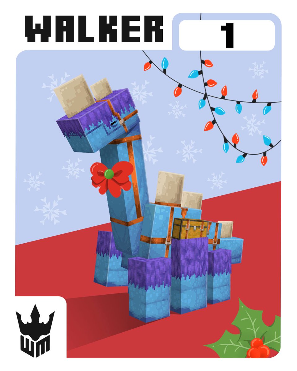 Our little WAB #AdventCalendar begins today! Upon its completion, the Flyers Update will be released as a #Christmas gift for you all!

#Minecraft #DINO #mcdino #minecraftmod #Blockbench #minecraftart #sniffer #MinecraftCreator