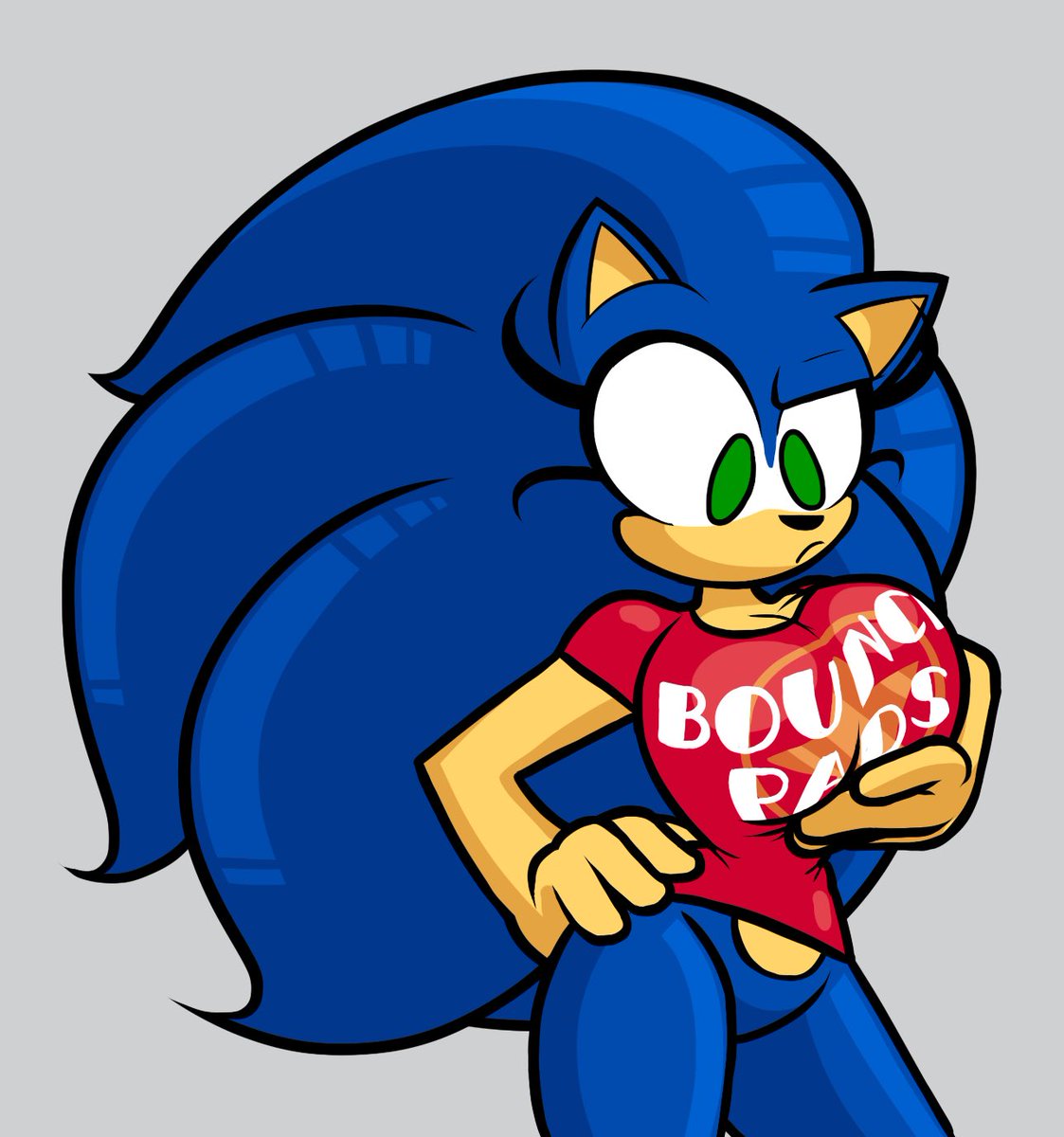BrainsNB00bies's tweet photo. Another idea was a female Sonic! Can’t go wrong with a pair of bounce pads:3 https://t.co/ZfirqFfsYj