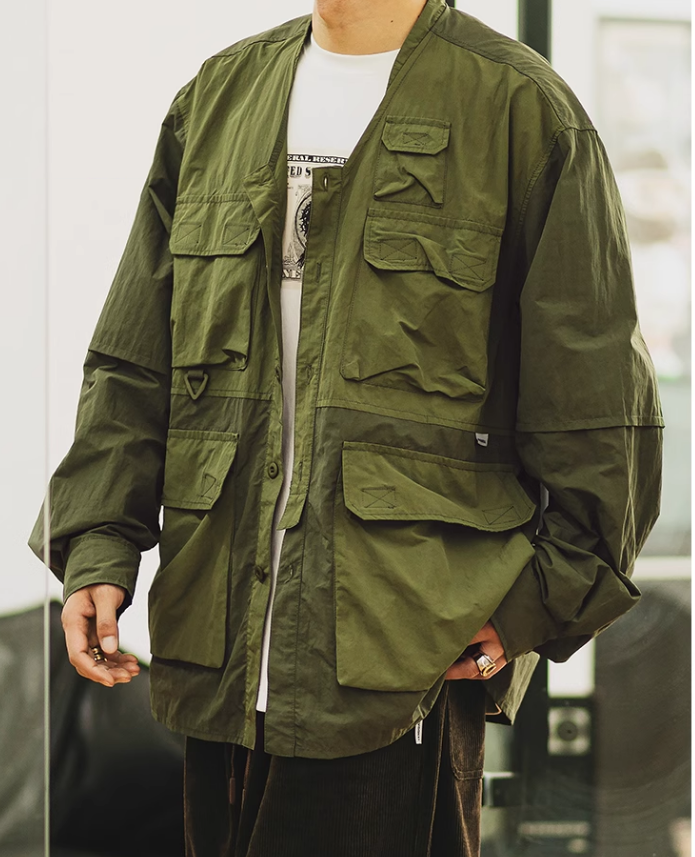 boopdocom's tweet image. #OutdoorUtilityStyle #MultiPocketJacket #MensStreetwearStyle #CargoWorkwear #FishingJacketFashion #RetroOutdoorLook #SpringFallFashion #ArmyGreenJacket #VintageUtilityWear #CasualStreetStyle #FunctionalFashion #OutdoorAdventureStyle #LooseFitJacket #YouthStreetwearTrend #JACKET