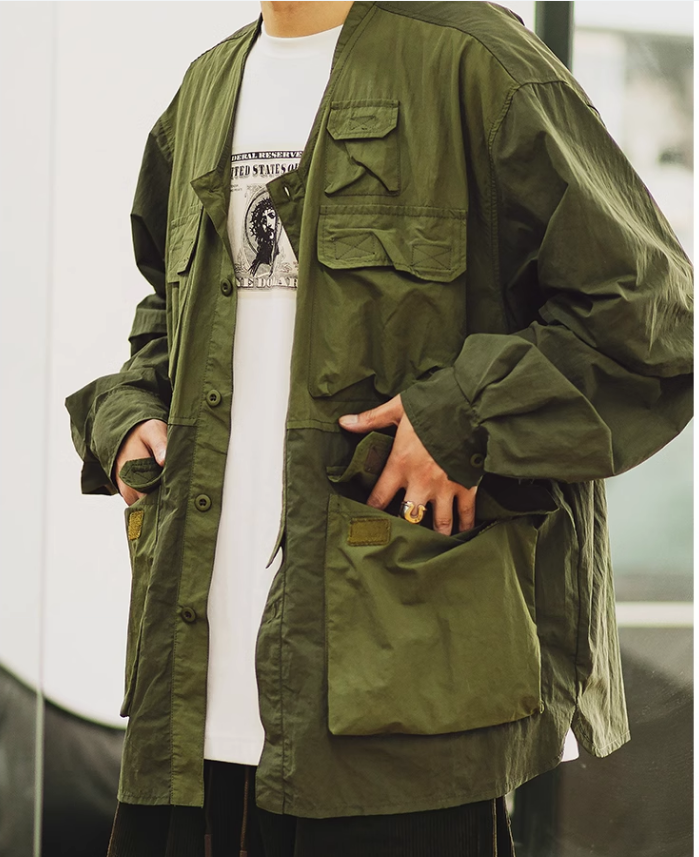 boopdocom's tweet image. #OutdoorUtilityStyle #MultiPocketJacket #MensStreetwearStyle #CargoWorkwear #FishingJacketFashion #RetroOutdoorLook #SpringFallFashion #ArmyGreenJacket #VintageUtilityWear #CasualStreetStyle #FunctionalFashion #OutdoorAdventureStyle #LooseFitJacket #YouthStreetwearTrend #JACKET