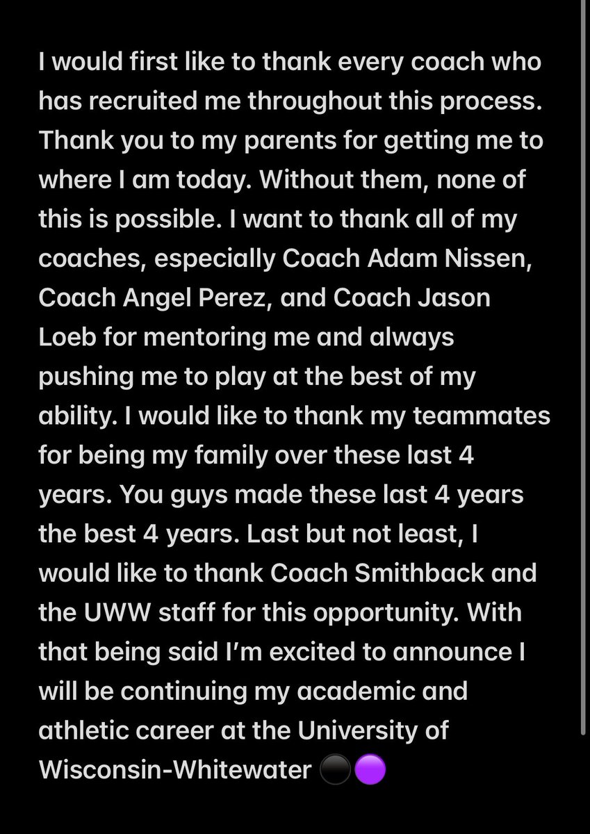 COMMITTED. Let’s work ⚫️🟣
<a href="/WarhawkFootball/">Warhawk Football</a> <a href="/CoachBSmithback/">Blake Smithback</a> <a href="/CoachNissen5/">Adam Nissen</a> <a href="/STLVikingFB/">St. Laurence Football</a> <a href="/EDGYTIM/">Timothy “EDGYTIM” OHalloran</a> <a href="/Tim_OBrien10/">Tim O'Brien</a>