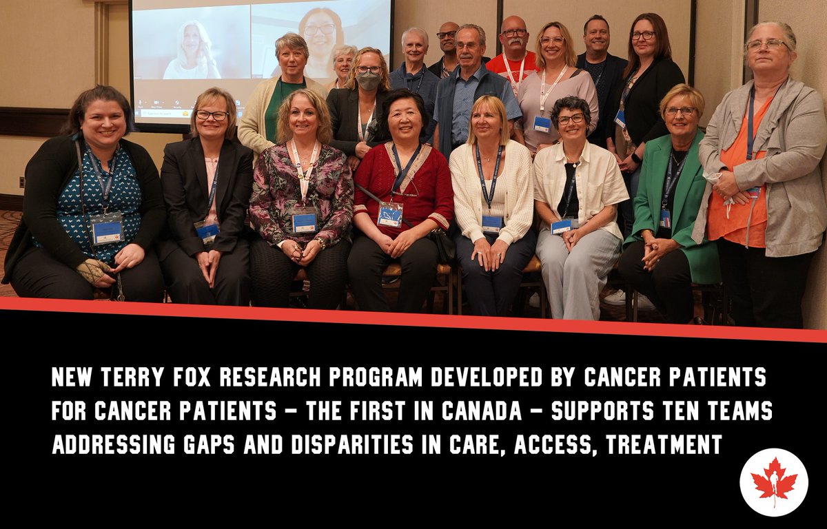 marathonofhope's tweet image. 📣 NEW FUNDING ANNOUNCEMENT 📣

A year ago, members of our Patient Working Group met with Network researchers and oncologists in Halifax.

At that meeting it became clear that people with lived cancer experience knew of gaps in cancer research that no one else knew existed. (1/3)