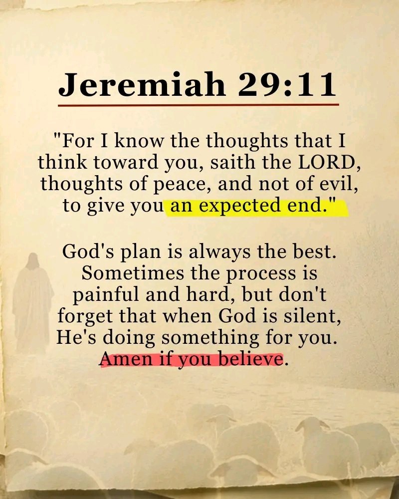Jeremiah 29:11