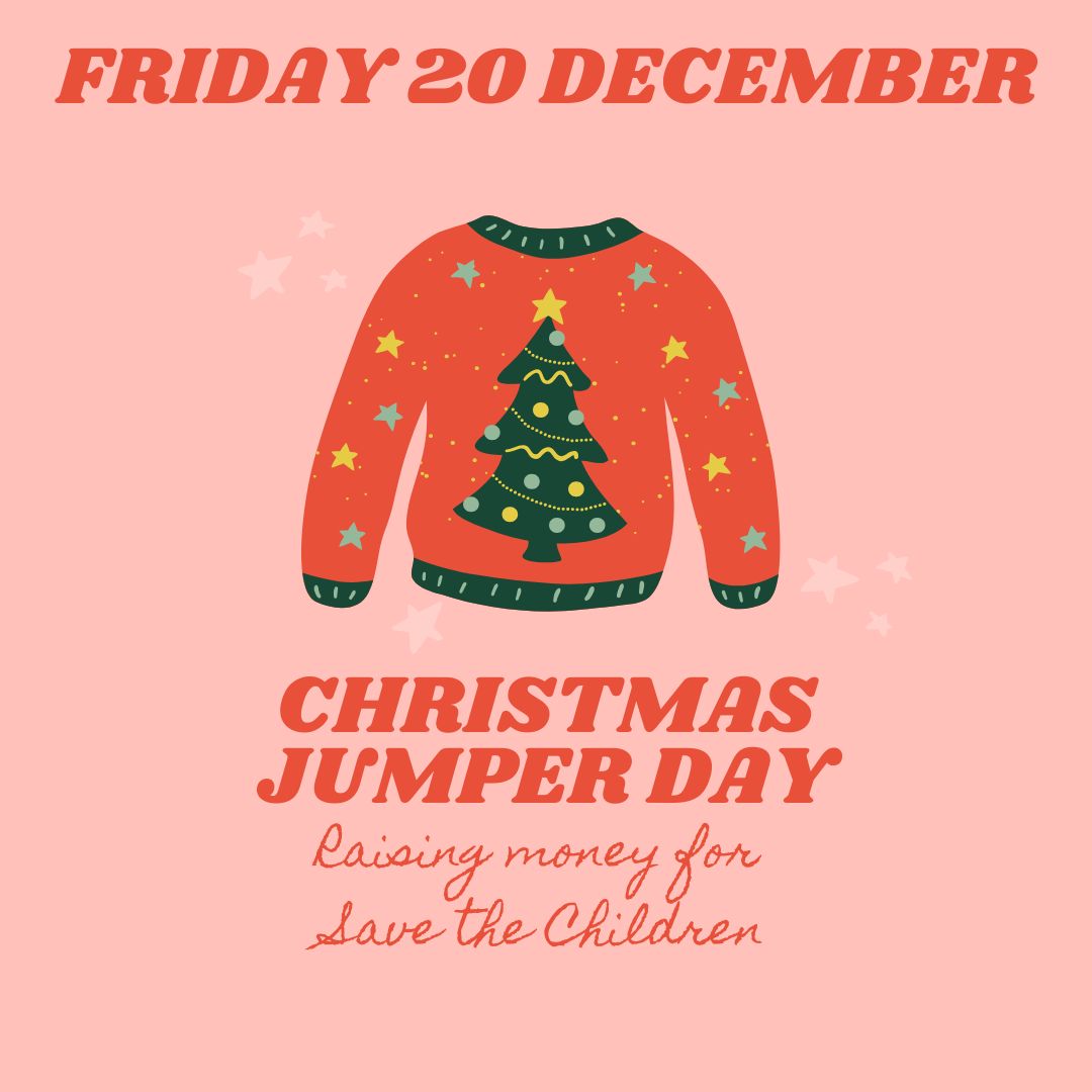 LRGS (@lrgslancaster) on Twitter photo LRGS are holding a Christmas Jumper Day on Friday 20 December for <a href="/savechildrenuk/">Save the Children UK</a> #ChristmasJumperDay
Suggested donation £2.
Pupils should still wear school uniform with the option of a Christmas Jumper underneath if they wish to join in. LRGS are holding a Christmas Jumper Day on Friday 20 December for <a href="/savechildrenuk/">Save the Children UK</a> #ChristmasJumperDay
Suggested donation £2.
Pupils should still wear school uniform with the option of a Christmas Jumper underneath if they wish to join in.