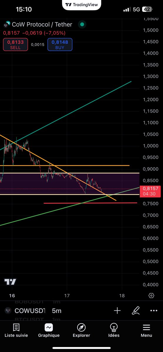 SecretFeetLov's tweet image. $cow UPDATE big move from now! Buying zone ! #cowusdt #cowprotocol