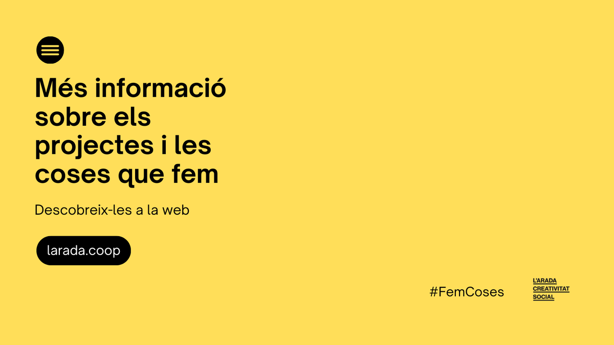 L'Arada Creativitat Social tweet media