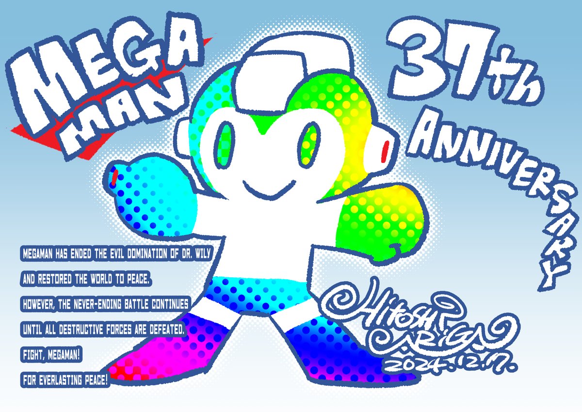 ariga_megamix's tweet image. Happy 37th Anniversary to Mega Man! 🎉

Life is full of frustrations, sadness, and anger, but within games, Mega Man has always fought alongside players, protecting peace across countless worlds. And he will continue to do so in the future.

It’s been over 30 years since I…