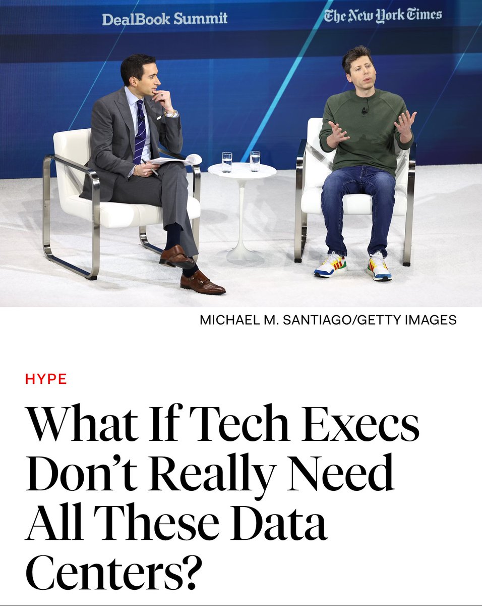 I wrote about the narrative that AI will create an energy crisis, which is a great way to build unnecessary fossil fuel infrastructure and cement the market share of a few big companies without having any real conversation about whether that’s actually needed