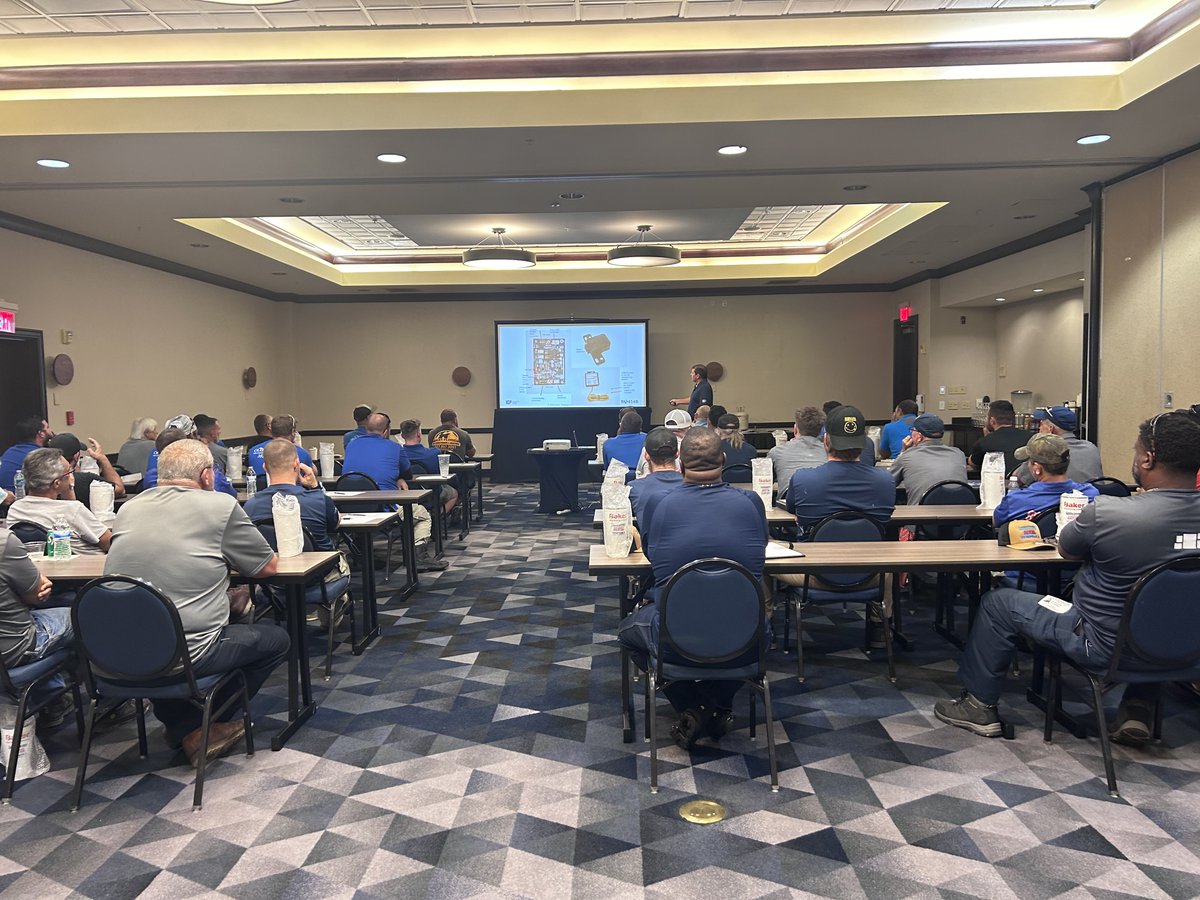 BakerDist's tweet photo. Big thanks to TK Shelton (ICP) &amp; Michael Williams (Barksdale Sales/Chemours) for joining our ICP A2L training in Tampa, FL! Great turnout and eager participants! 🙌 #BakerDistributing #HVAC #A2LTraining #HeatingAndCooling #Refrigeration https://t.co/Nl5RYbdwC6
