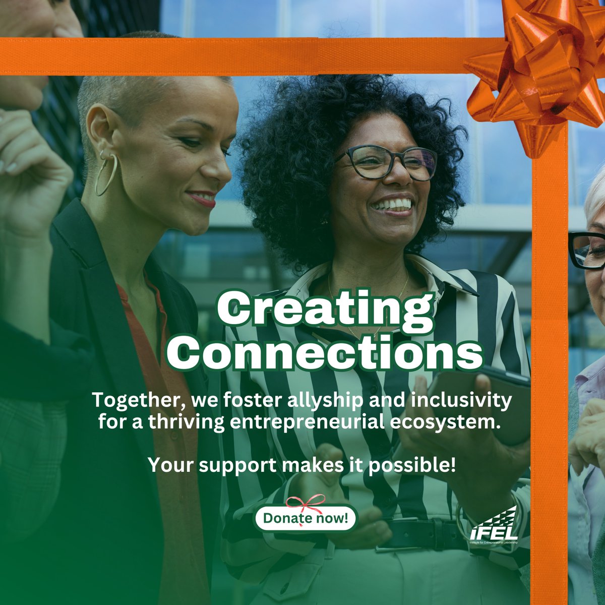 weareifel's tweet photo. ✨ Transform entrepreneurship! ✨

Join Jill Johnson, CEO of IFEL, in building an inclusive entrepreneurial future. Your support creates connections, inspires growth, and turns dreams into reality.

📲 Donate now!

#GivingTuesday #EntrepreneurshipMatters #IFEL https://t.co/zxPYmQnBh3