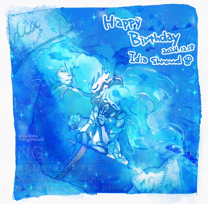 🎉ハッピーバースデー🎂
#イデア・シュラウド誕生祭2024
#イデア・シュラウド生誕祭2024 