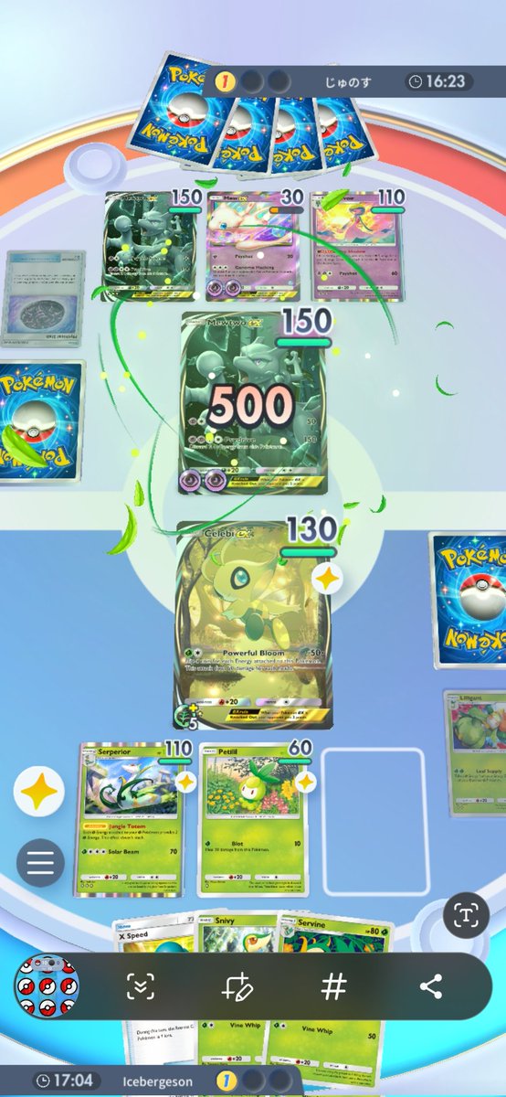 chrisbergeson's tweet photo. @PokemonTCGP Got em https://t.co/qBiNKnryge