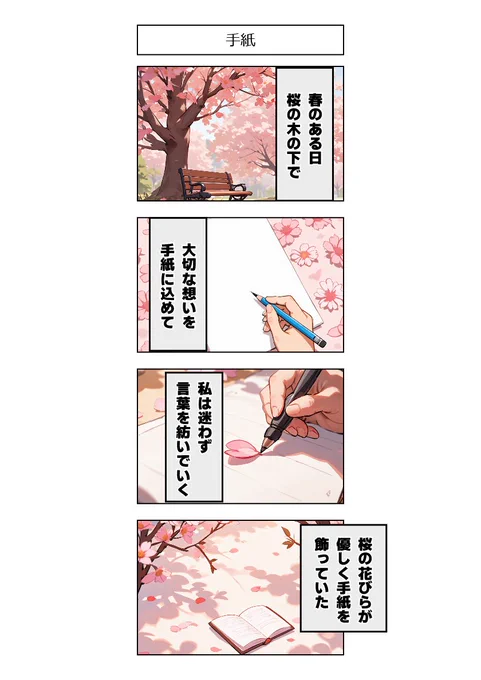 今日の4コマ:手紙 