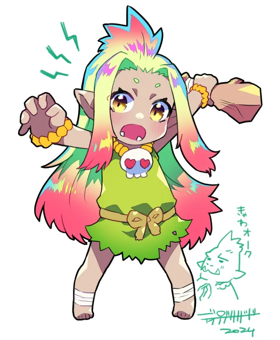 今回動画を作っていて「こんなムッキムキの絵がサムネになっては良い素材だとしても見てもらえないのでは…?」とサムネ用?に描いたベイビーオークちゃんであるクリスタのログボキャンペーンでこういう素材紹介して!などあればぜひコメントして欲しいのであるよ〜#CLIPSTUDIOPAINT 