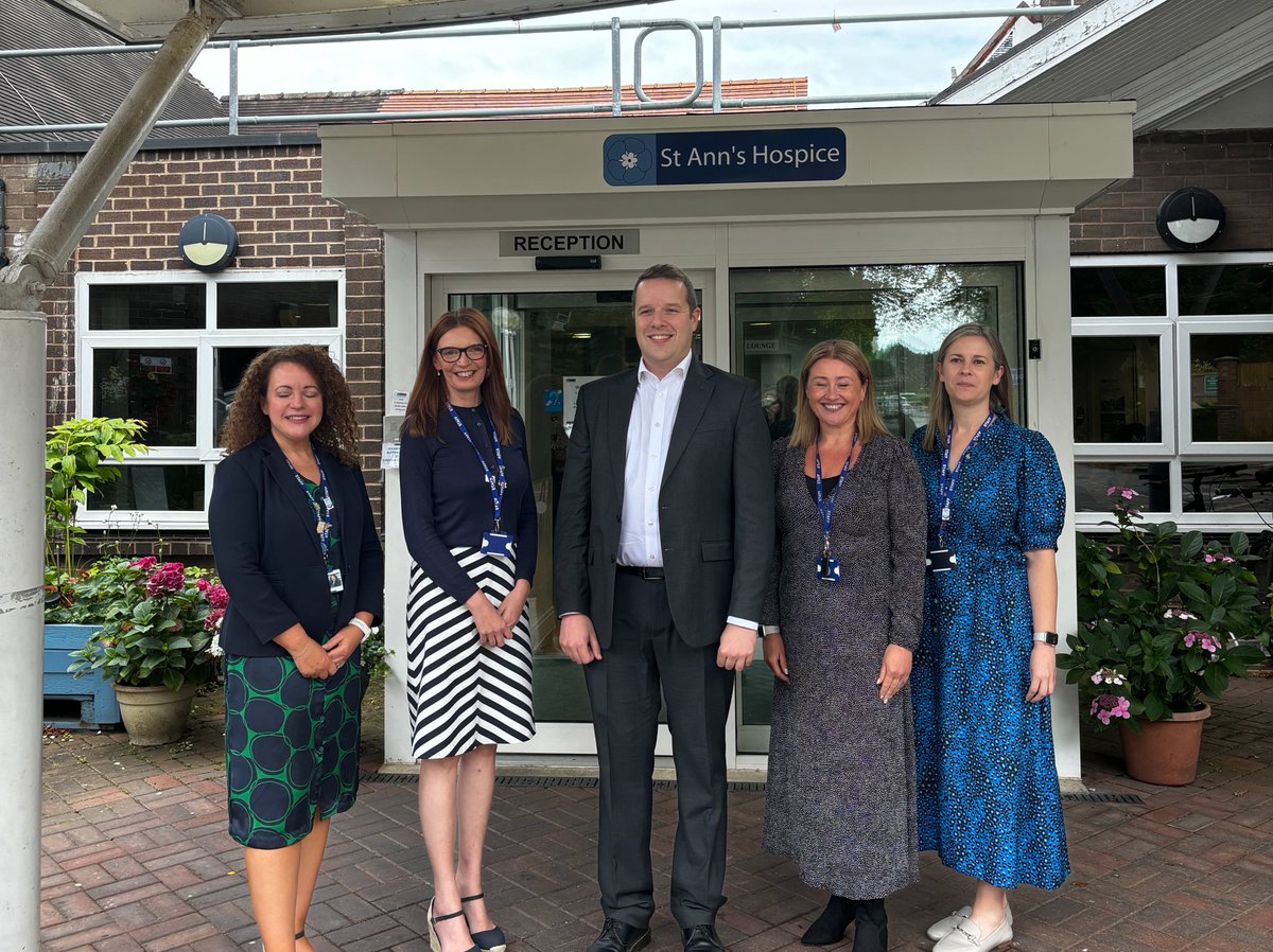 ThomasMorrison's tweet photo. I’m fighting to protect St Ann’s Hospice in Heald Green and our local GPs from the Govt’s National Insurance tax hike.

This unfair rise would pile financial pressure on vital health services like St Ann’s, which provides critical care to families across Cheadle and beyond. 💙 https://t.co/nEYTNPVcHS