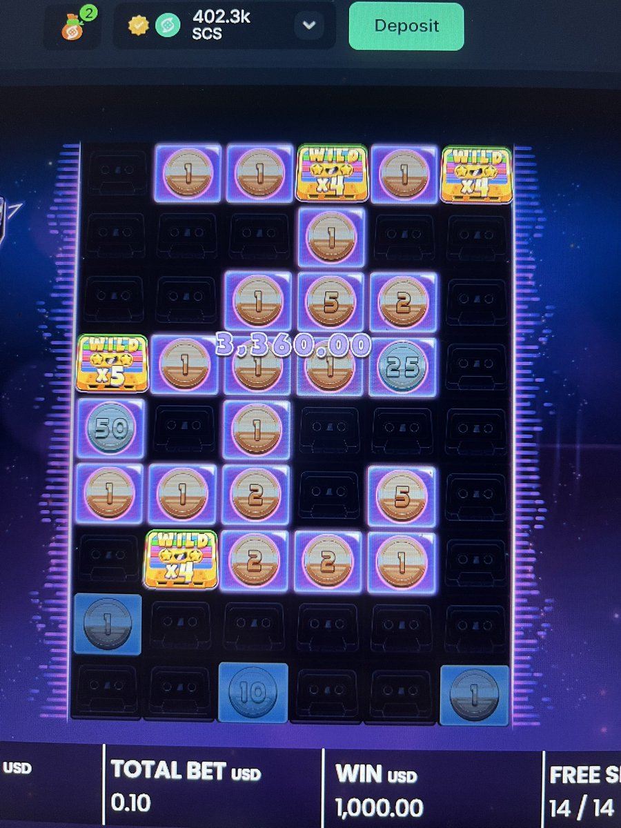 Bitjebit84's tweet photo. Another max win with Retro Tapes. Tnx @solcasino
Join Solcasino for max wins.
#CryptoCasino #Solana #slots #maxwinslot #maxwin #retrotapes https://t.co/qzYWpWocIb