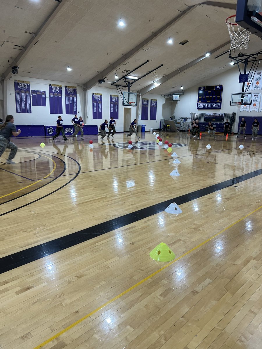 Day 1 of the challenge done! The Bruins had to do some problem solving and use some teamwork to finish this challenge!