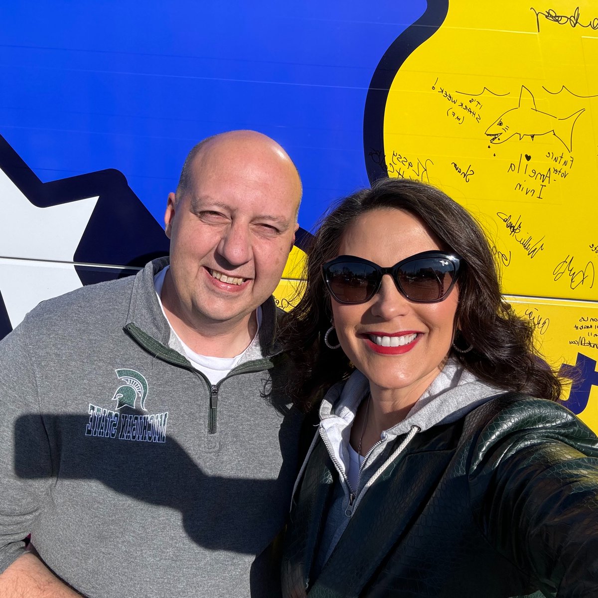 I’m so proud to endorse my friend <a href="/CurtisHertelJr/">Curtis Hertel</a> as he runs for Michigan Democratic Party Chair. From cutting taxes for middle-class families to expanding workers’ rights, he’s spent his career fighting to make the lives of Michiganders better. Curtis has what it takes to