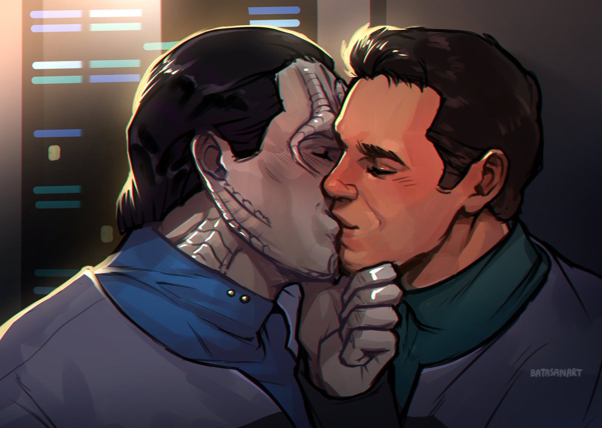 I can't even describe my feeling right now. the only thing I know is I have to draw them 🥹💖
#Garashir #Garak #Bashir #StarTrek