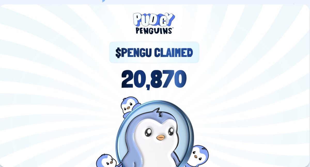 what a win ! thank you <a href="/JirasanOfficial/">Jirasan 🔴</a> <a href="/AbstractChain/">Abstract</a> <a href="/PGgroup_/">PG</a> <a href="/shanicucic96/">shan</a> 

Most importantly congrats <a href="/pudgypenguins/">Pudgy Penguins</a> for the great launch !