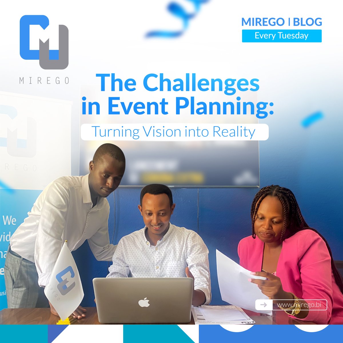 Mirego_Africa's tweet photo. #Tuesday_blog - As expected, here are the most common challenges facing event organizers, along with proven strategies for turning obstacles into opportunities.
Read the blog here: https://t.co/H40pO1jRYX
#eventplanning #eventplanningchallenges
#provenstrategies https://t.co/BSwmalwV33