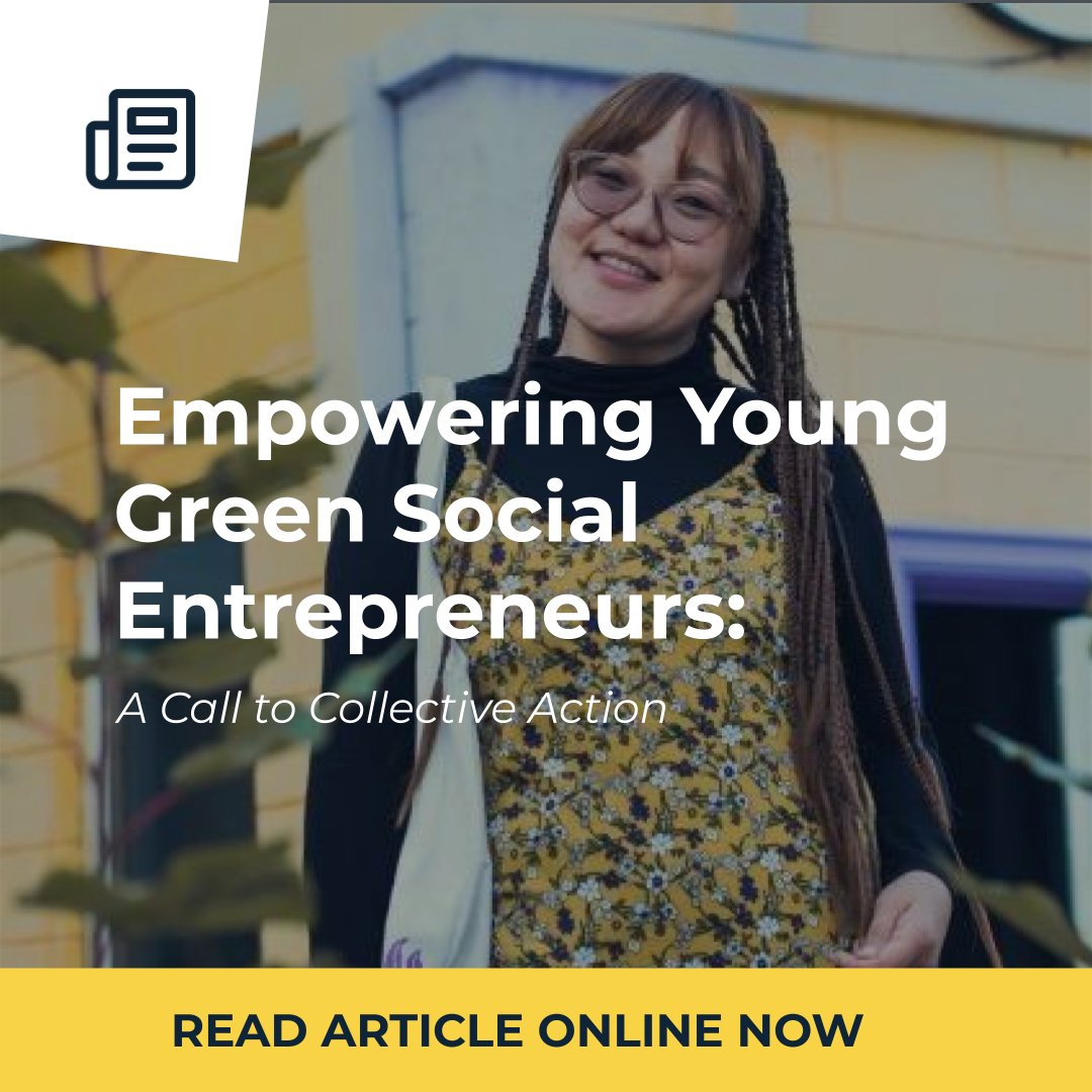 Young entrepreneurs are shaping a sustainable future, but they need our support to overcome funding and market barriers.

Check out Anna Chojnicka's blog for strategies to empower youth-led green and social enterprises in advancing the Sustainable Development Goals 🌍✨