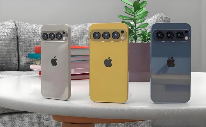 MSay79915's tweet photo. iPhone 17 Pro Max This is a crazy look! From the super sleek “floating” dynamic island to the game-changing periscope lens, this phone is a true technological marvel. I can't wait to see how the A18 Pro chip performs! 🚀 #iPhone17ProMax #AppleInnovation #TechnologyRevolution https://t.co/hFb5LY6xbe