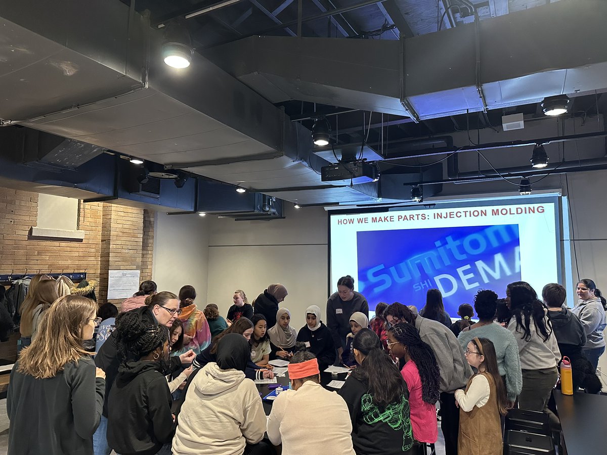 TessyPlastics's tweet photo. We enjoyed participating in the Women in STEM event at @MOSTSyracuse  on Saturday! It was such a rewarding experience to connect with middle school girls and provide a glimpse into the world of STEM careers. 💡🔬 Thank you to @MACNY_MfgAssoc for the opportunity! https://t.co/jTLzLvNhnR