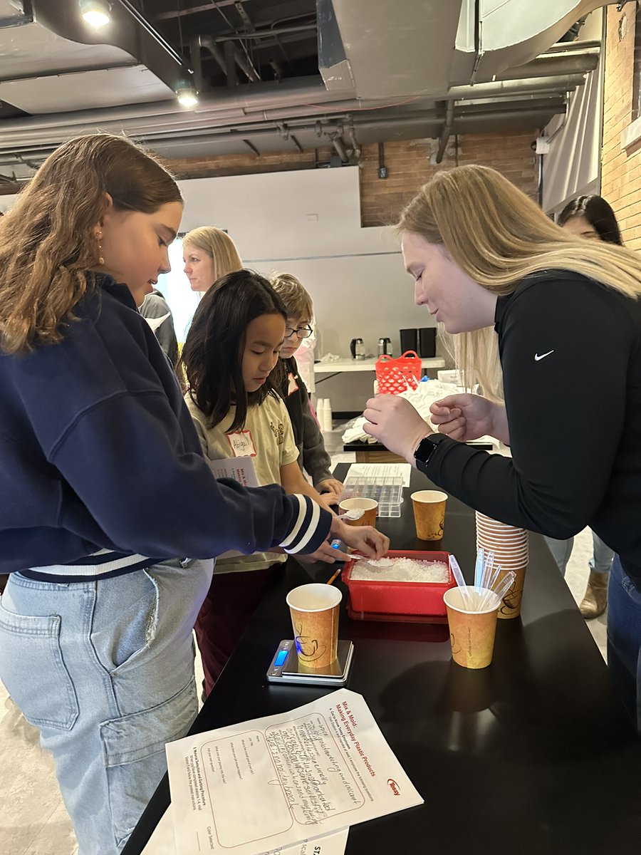 TessyPlastics's tweet photo. We enjoyed participating in the Women in STEM event at @MOSTSyracuse  on Saturday! It was such a rewarding experience to connect with middle school girls and provide a glimpse into the world of STEM careers. 💡🔬 Thank you to @MACNY_MfgAssoc for the opportunity! https://t.co/jTLzLvNhnR