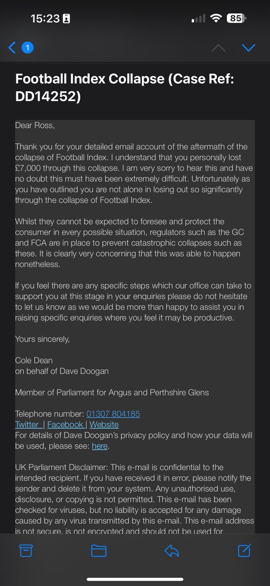 ross_watson1's tweet photo. @Zidave1 I have just got a response from my MP. Although not labour, see attached. What’s the best steps for me to suggest? Contact FI Action? https://t.co/RrxWxa3YP7