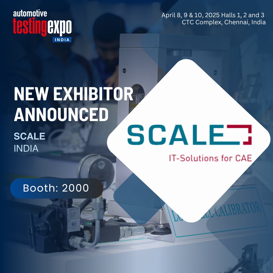 Automotive Testing Expo (@autotestexpo) on Twitter photo We are happy to welcome our new exhibitors at Automotive Testing Expo India! โ๏ธView the exhibitor list: bit.ly/3YNgaOD โ๏ธBook your booth: dominic.cundy@ukimediaevents.com bit.ly/3iMugRx... We are happy to welcome our new exhibitors at Automotive Testing Expo India! โ๏ธView the exhibitor list: bit.ly/3YNgaOD โ๏ธBook your booth: dominic.cundy@ukimediaevents.com bit.ly/3iMugRx...
