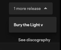 TheGreenSilver's tweet photo. @ch4rlesiv115 on PC theres this button which switches the song to "Bury the Light v" which is the original, idk if phone has this so maybe try just searching bury the light v https://t.co/UoIaoqyASe